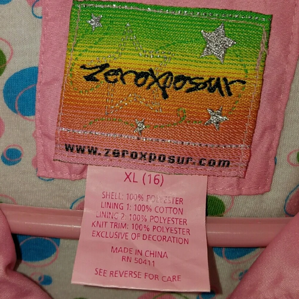 M3) ZeroXposur Light Pink Utility Jacket – Size XL (16)